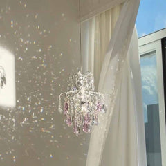 Lampadario a sospensione in cristallo Goccia d'acqua, luce singola / 3 luci