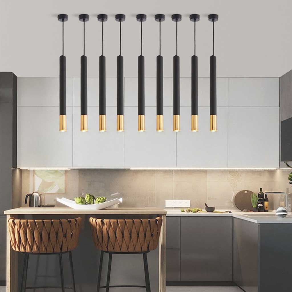 Pendant Light Cylinder Tube Kitchen Island