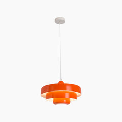 Pendant Light-Danish 3 Tiered Orange