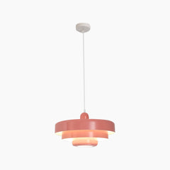 Pendant Light Danish 3 Tiered Pink