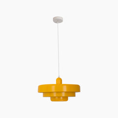 Pendant Light Danish 3 Tiered Yellow