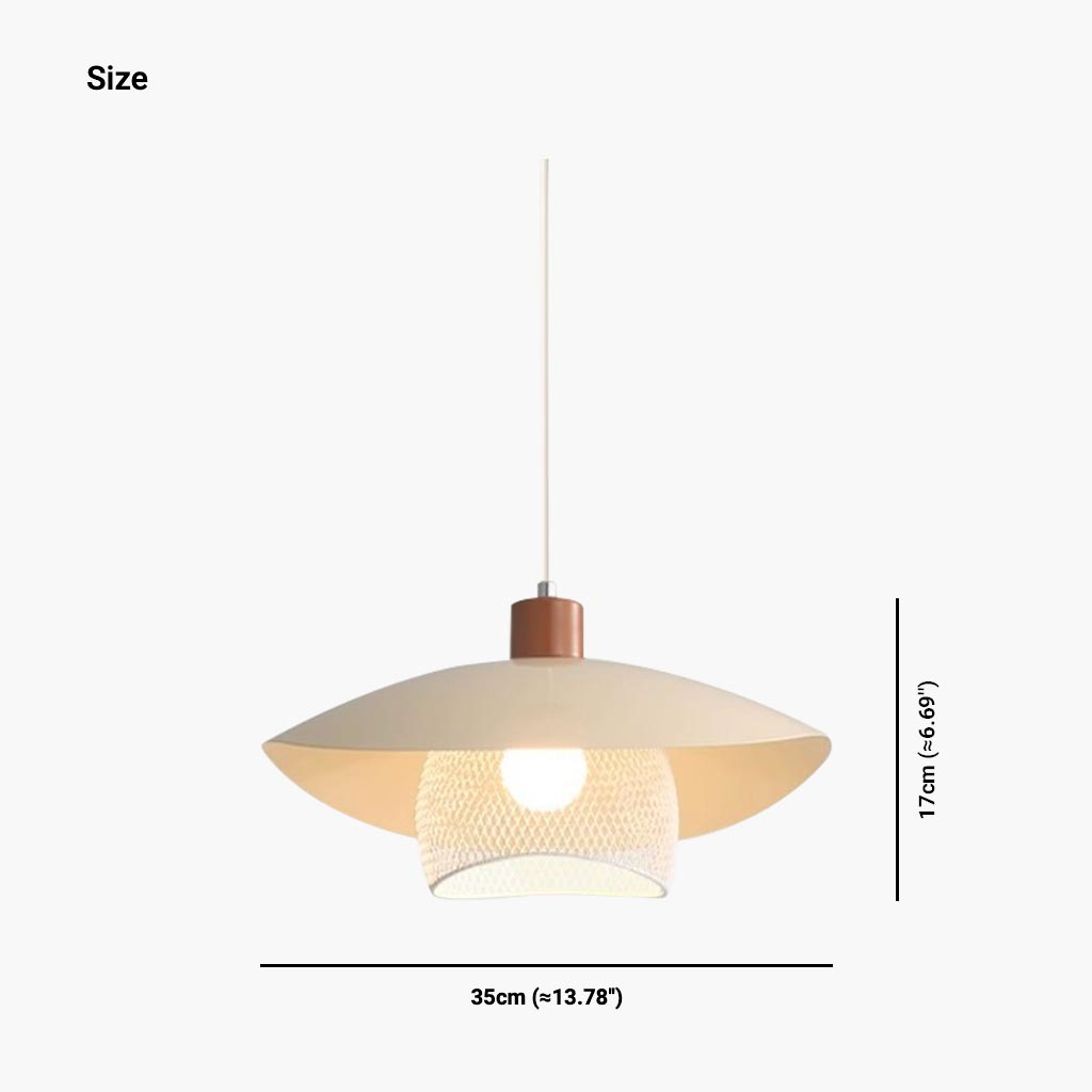 Pendant Light Decorative Cream Size