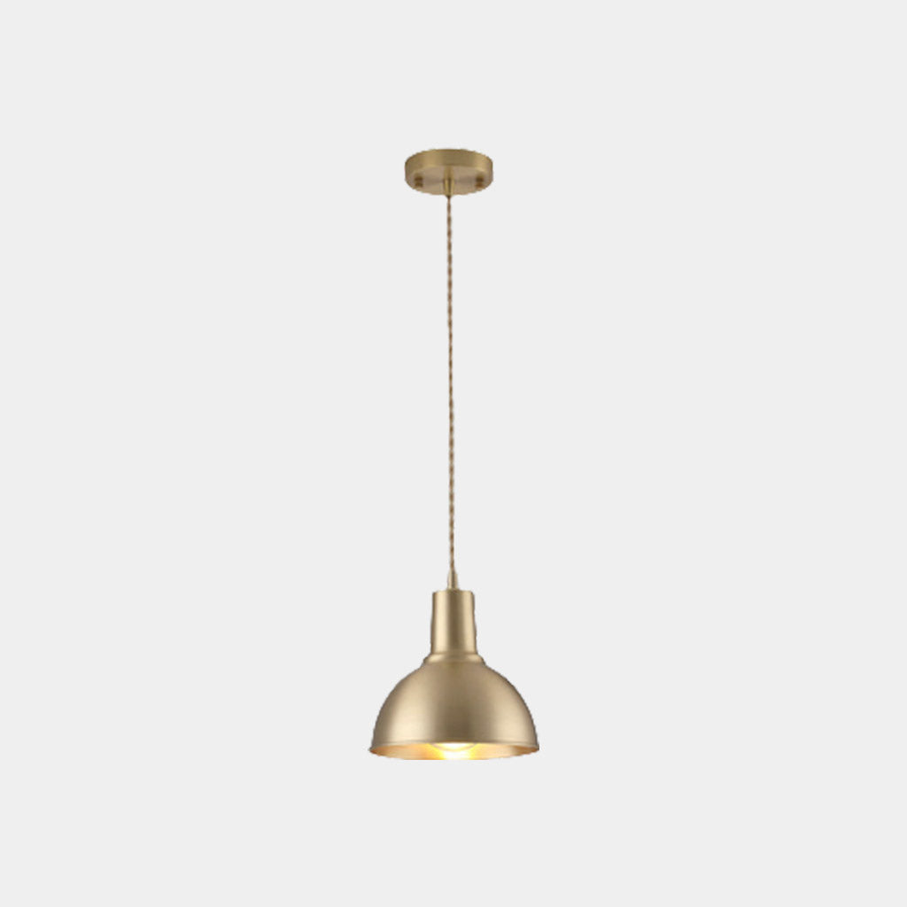 Pendant Light Dome Gold