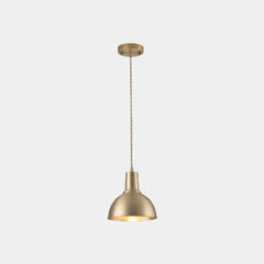 Pendant Light Dome Gold
