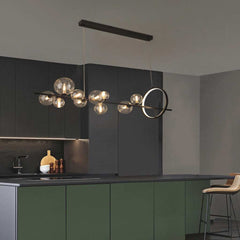 Pendant Light Fashion Linear Glass Bubble Kitchen Island