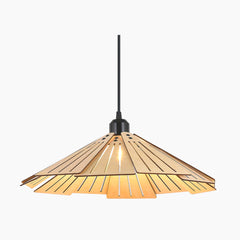 Retro Japanese Style Wood Pendant Light Fixture Log A