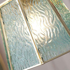 Pendant Light Geometric Stained Glass Polygon Shade