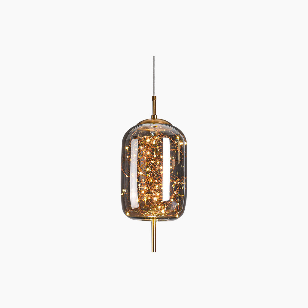 Pendant Light Glass Nordic Smokey Grey