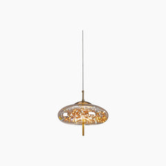Pendant Light Glass Starry Night Amber
