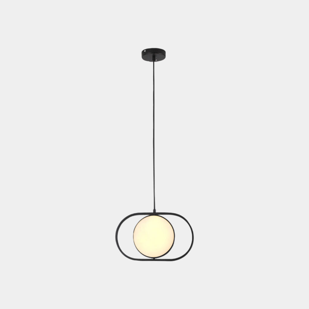 Pendant Light Hanging Light Decorative Oval Metal LED