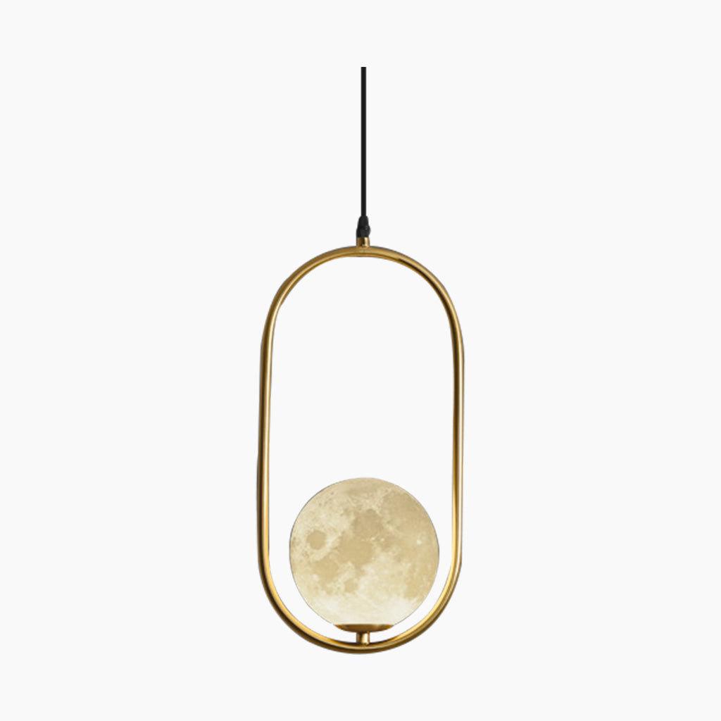 Pendant Light Hanging Moon Globe Nordic