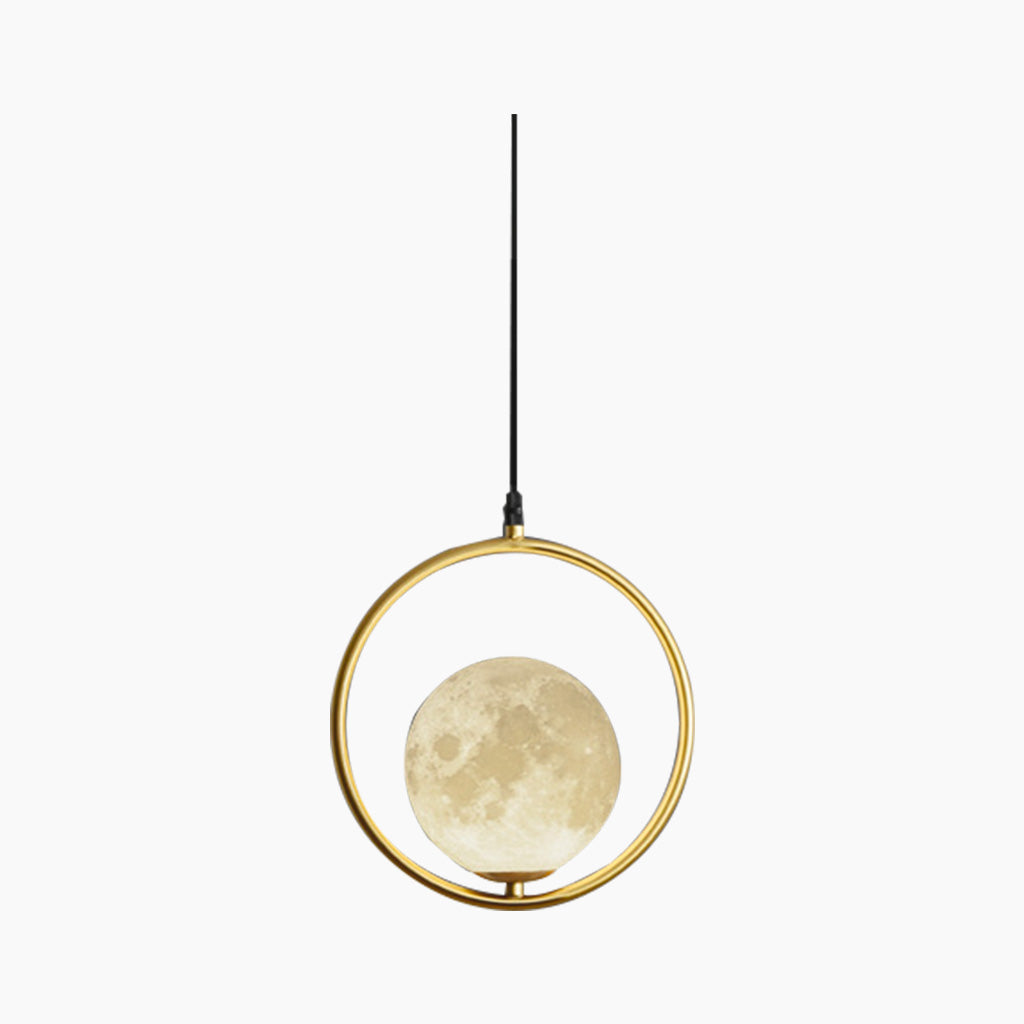 Pendant Light Hanging Moon Globe