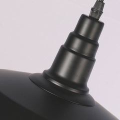 Pendant Light Industrial Black Detail