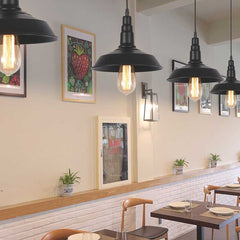 Pendant Light Industrial Black Restaurant