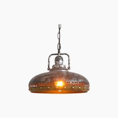 Pendant Light Industrial Iron Pot Lid