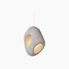 Pendant Light Irregular Tan Red