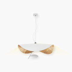 Pendant Light Italian Metal Flying Saucer White