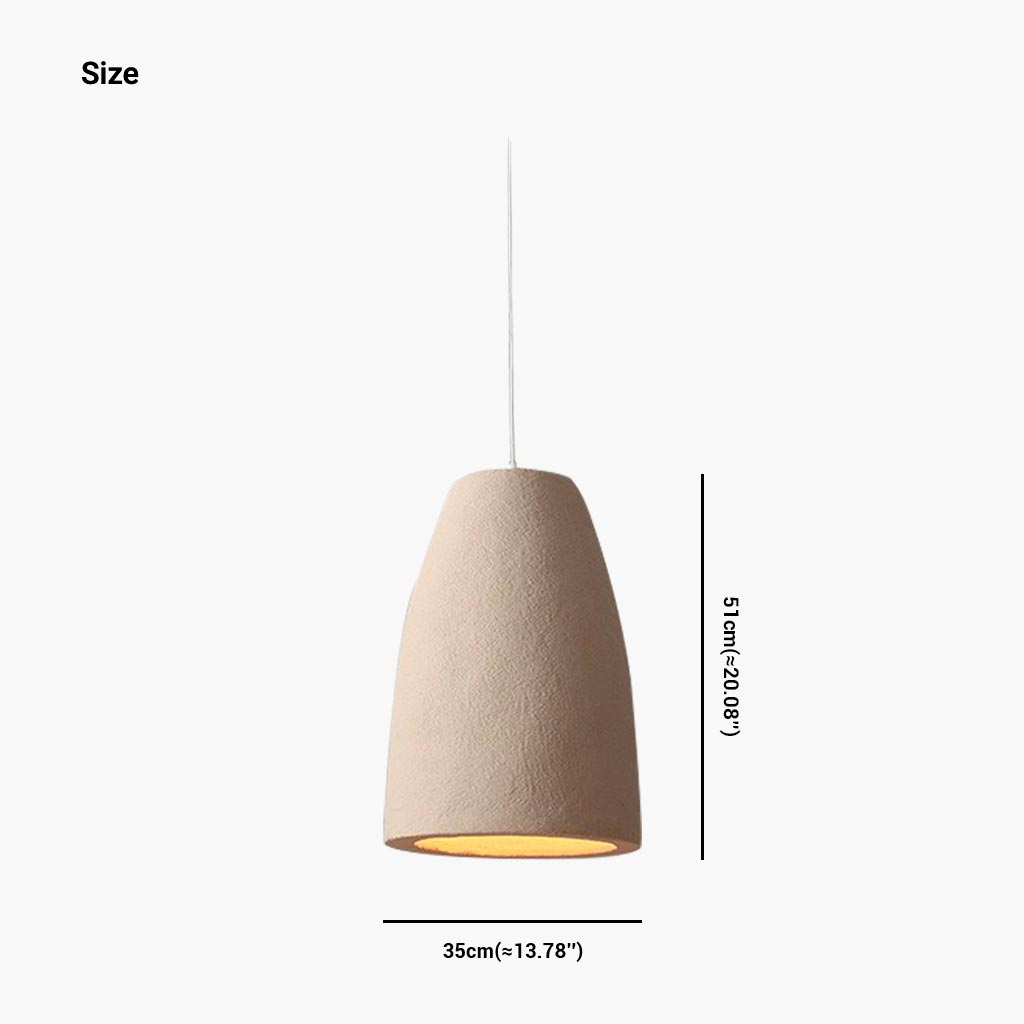 Pendant Light Japanese Cream Beige Size