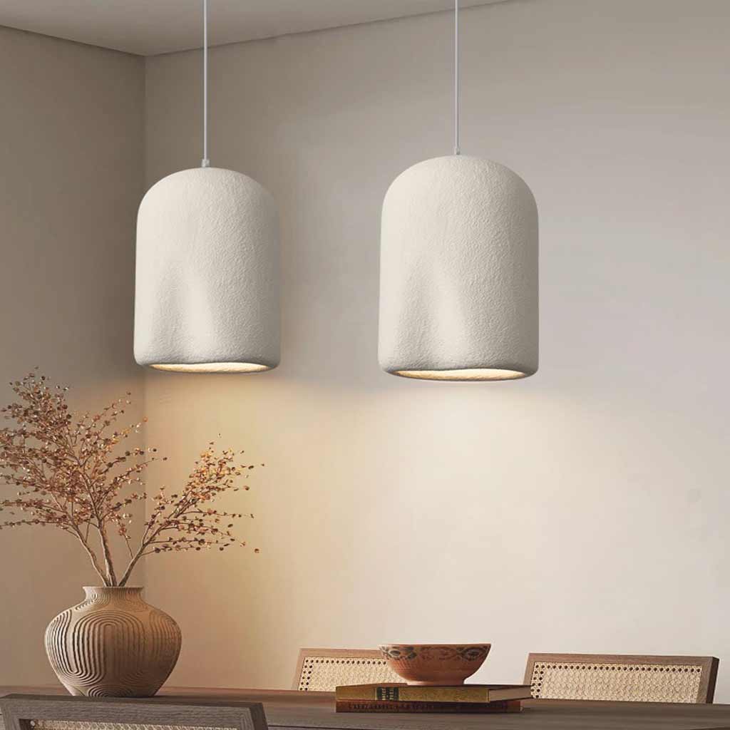 Pendant Light Japanese Cylinder Dining Table