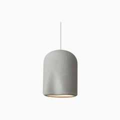 Pendant Light Japanese Cylinder Grey Large