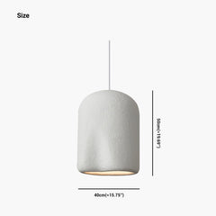 Pendant Light Japanese Cylinder Large Size