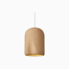 Pendant Light Japanese Cylinder Yellow Large