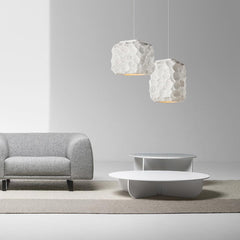 Pendant Light Japanese Wabi-Sabi Cube Living Room