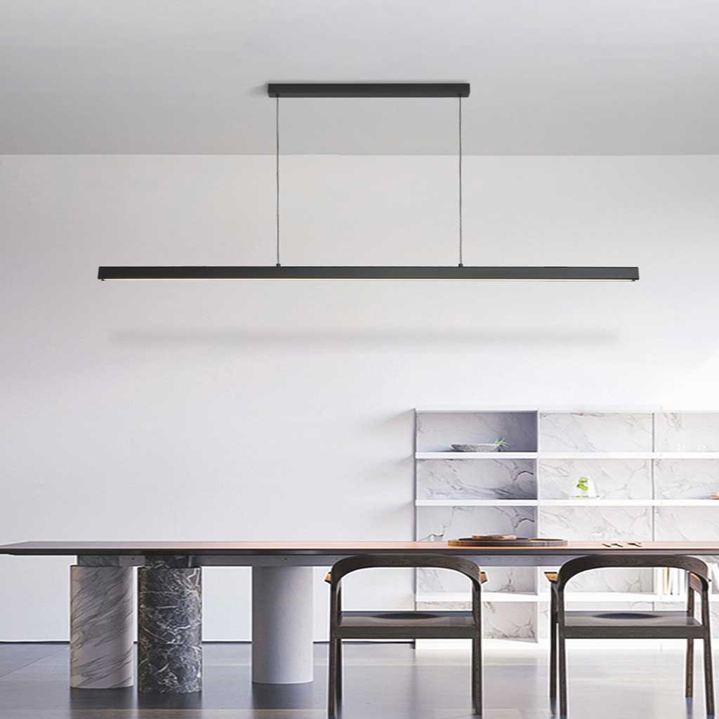 Modern Minimalist Linear Dimmable LED Pendant Light | VAXLAMP