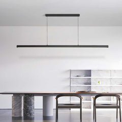 Pendant Light Linear Black Long Dining Table