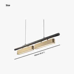Pendant Light Linear Colt 2 Heads Size