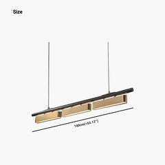 Pendant Light Linear Colt 3 Heads Size