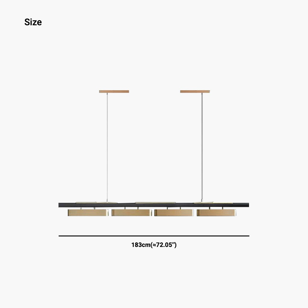 Pendant Light Linear Colt LED Size