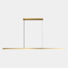 Pendant Light Linear Dimmable LED Gold