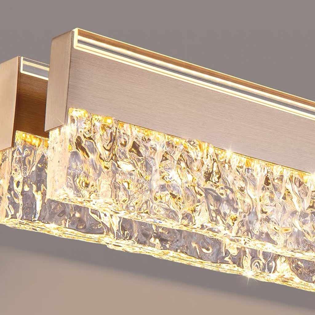 Pendant Light Linear Dimmable LED Rose Gold Detail
