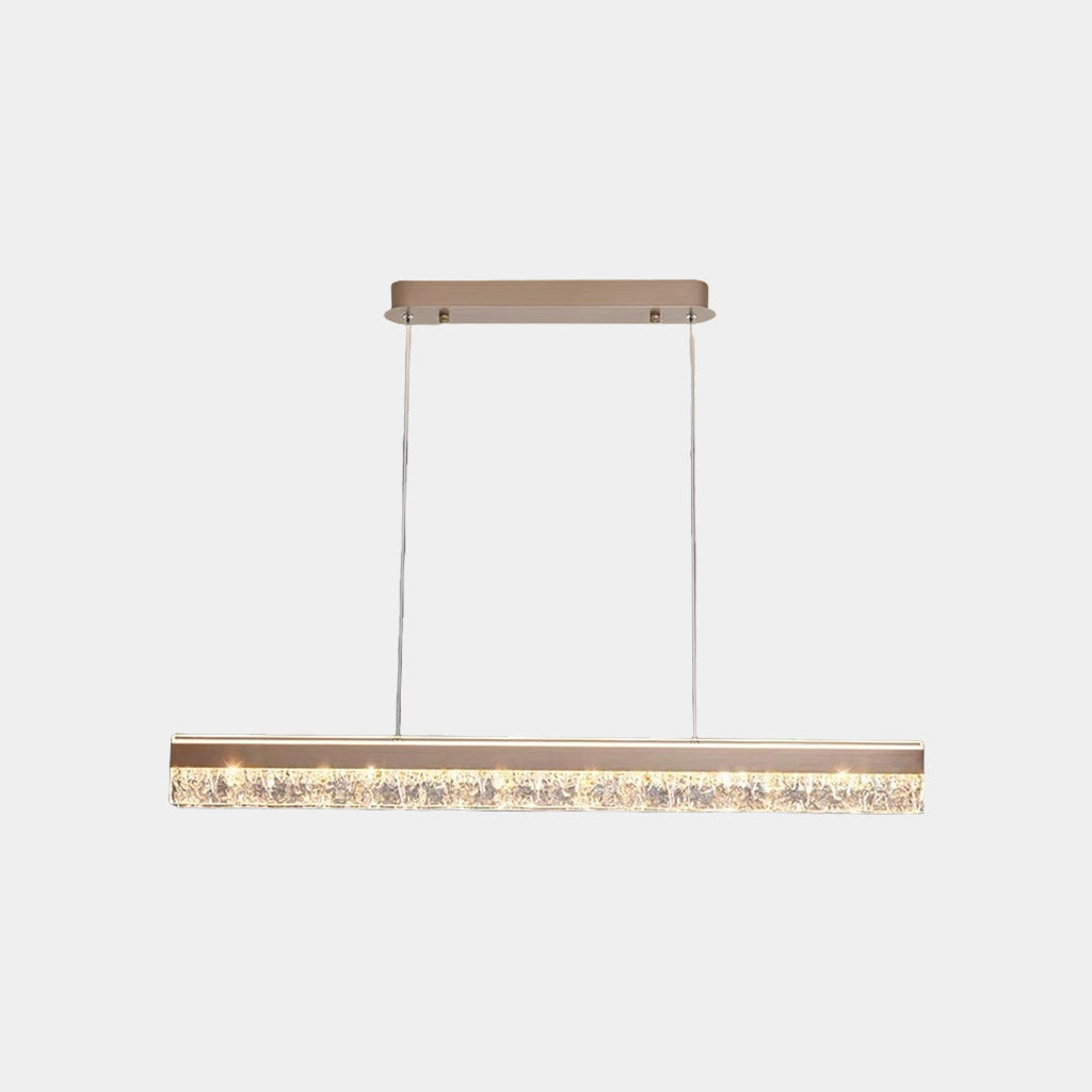 Pendant Light Linear Dimmable LED Rose Gold