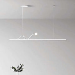 Pendant Light Linear Dining Table Black