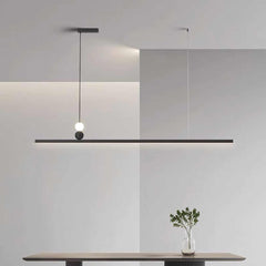 Pendant Light Linear Dining Table Black