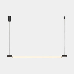 Pendant Light Linear Horizontal Strip LED Black