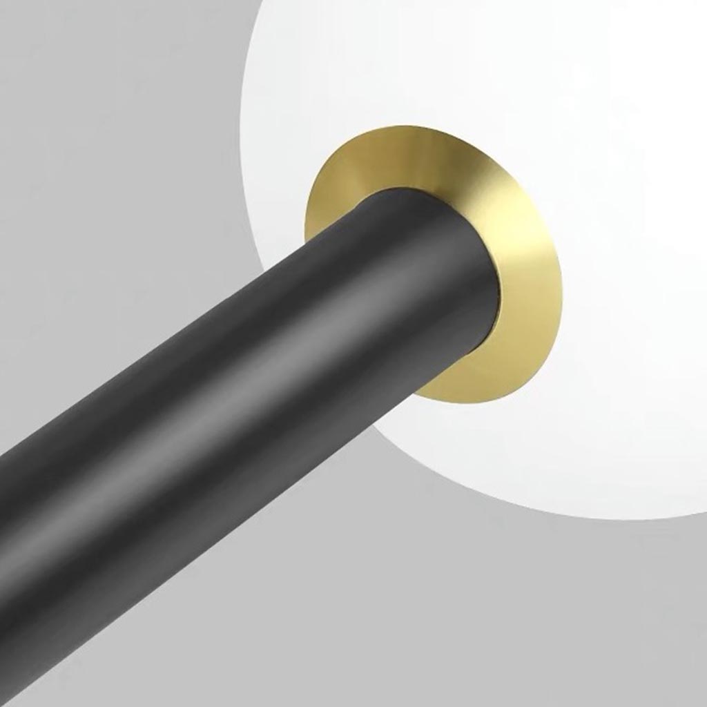 Pendant Light Linear Multi Globe LED Detail