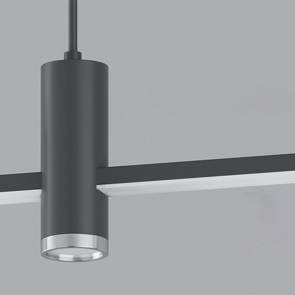 Pendant Light Linear Spotlights Black
