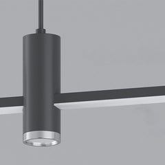 Pendant Light Linear Spotlights Black