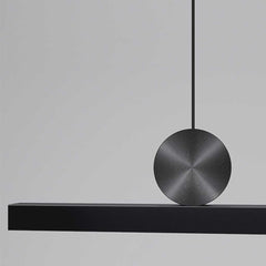 Pendant Light Long Linear LED Dimmable Detail