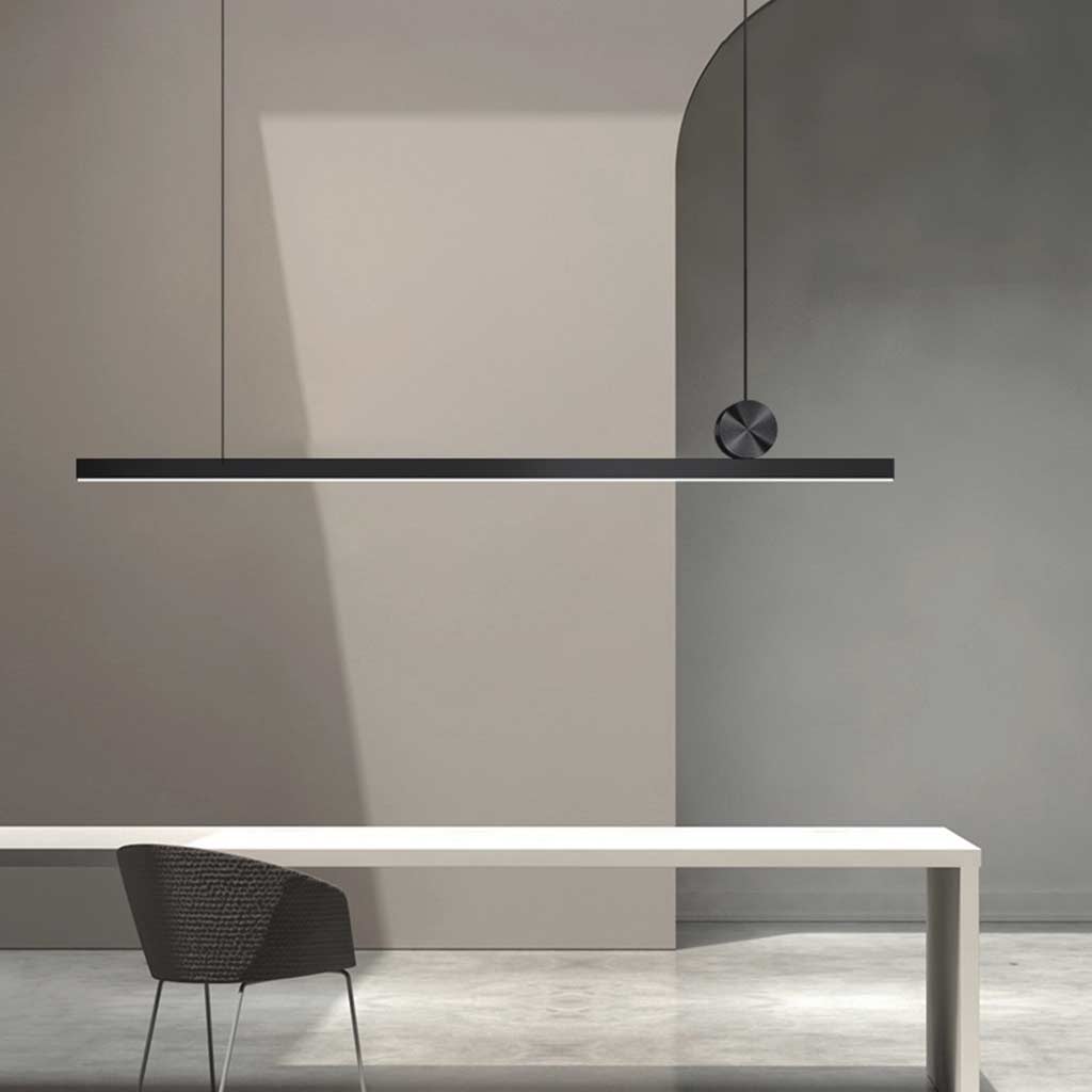 Pendant Light Long Linear LED Dimmable Dining Table
