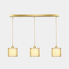 Pendant Light Luxury Linear 3 Light Cylinder