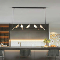 Pendant Light Magpie Bird LED 5 Lights Dining Room