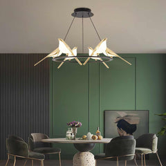Pendant Light Magpie Bird LED Dining Room