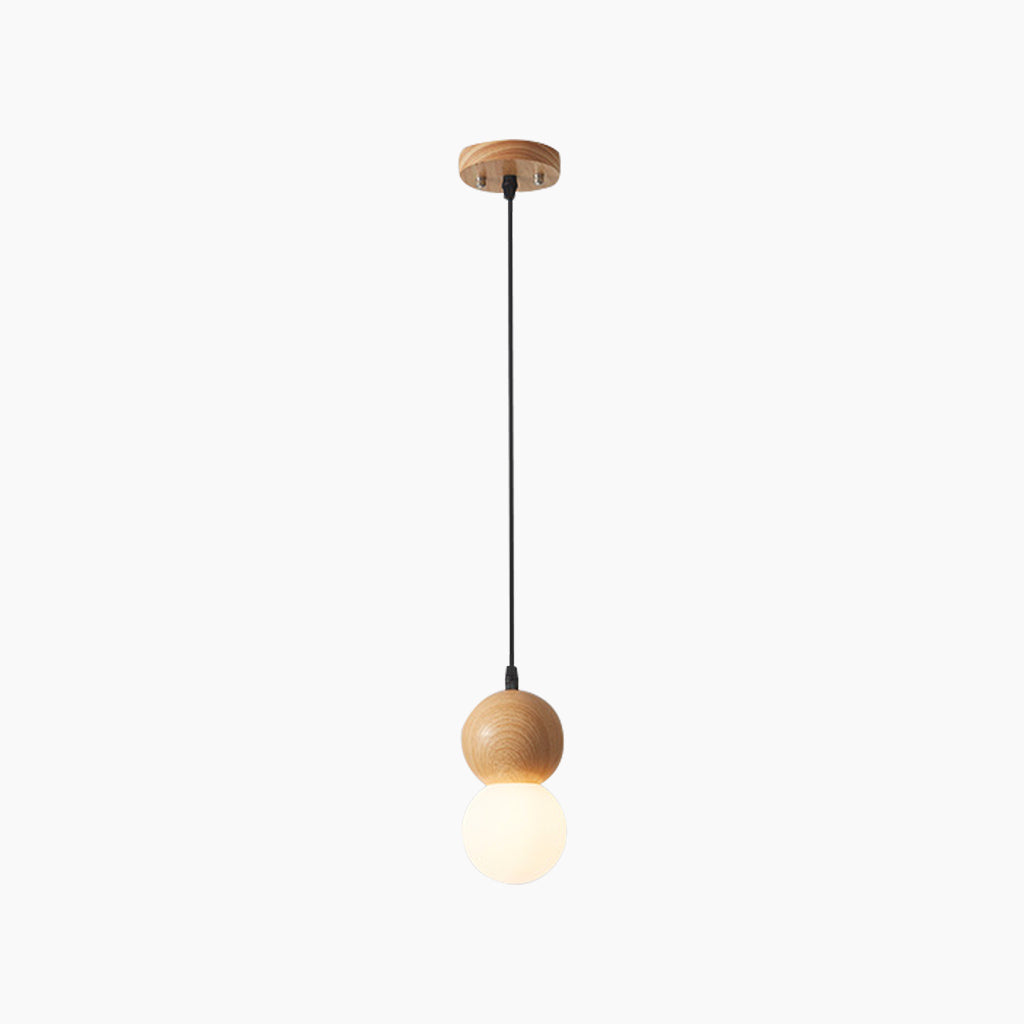 Pendant Light Mini Globe Ball Gourd Log Color