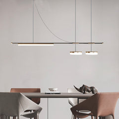 Pendant Light Minimalist Art Deco Long Linear Dining Room