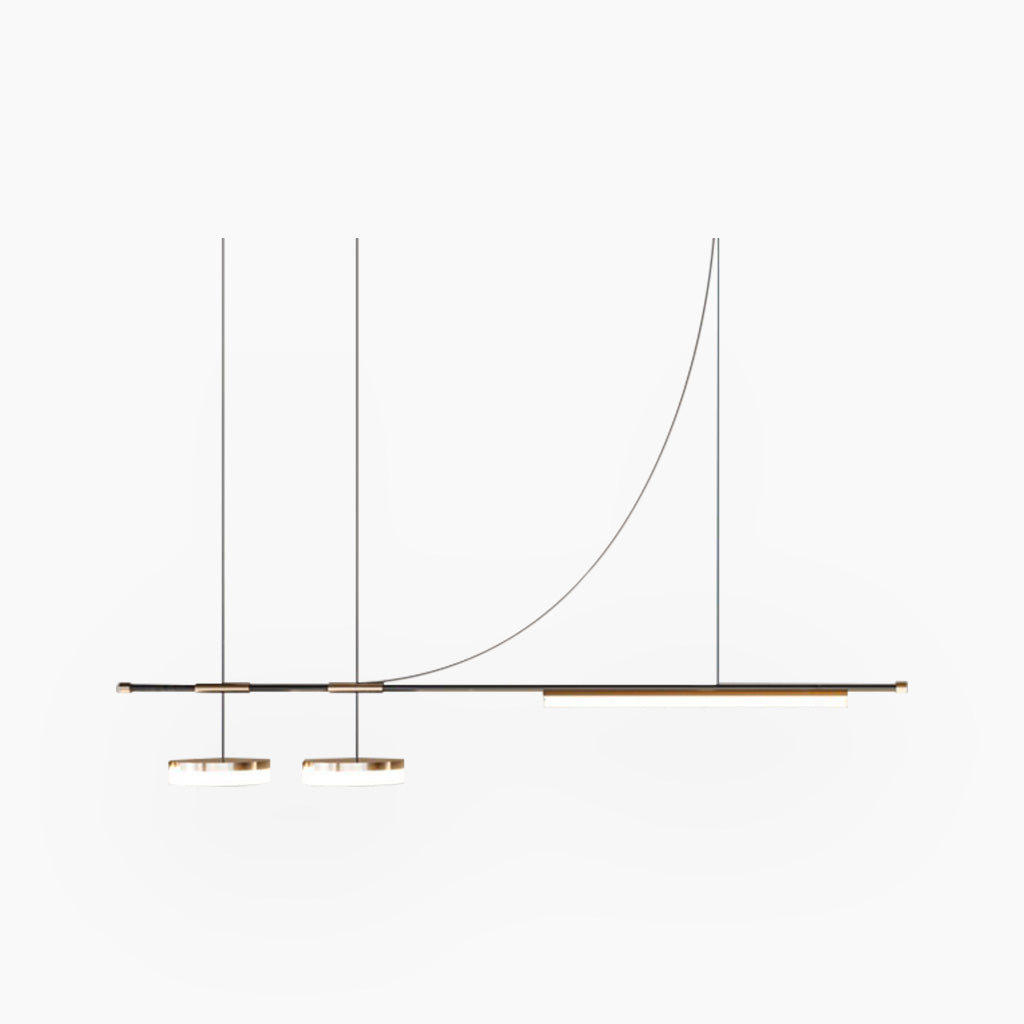 Pendant Light Minimalist Art Deco Long Linear LED