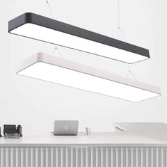 Pendant Light Minimalist Bright Rectangle LED for Office Room